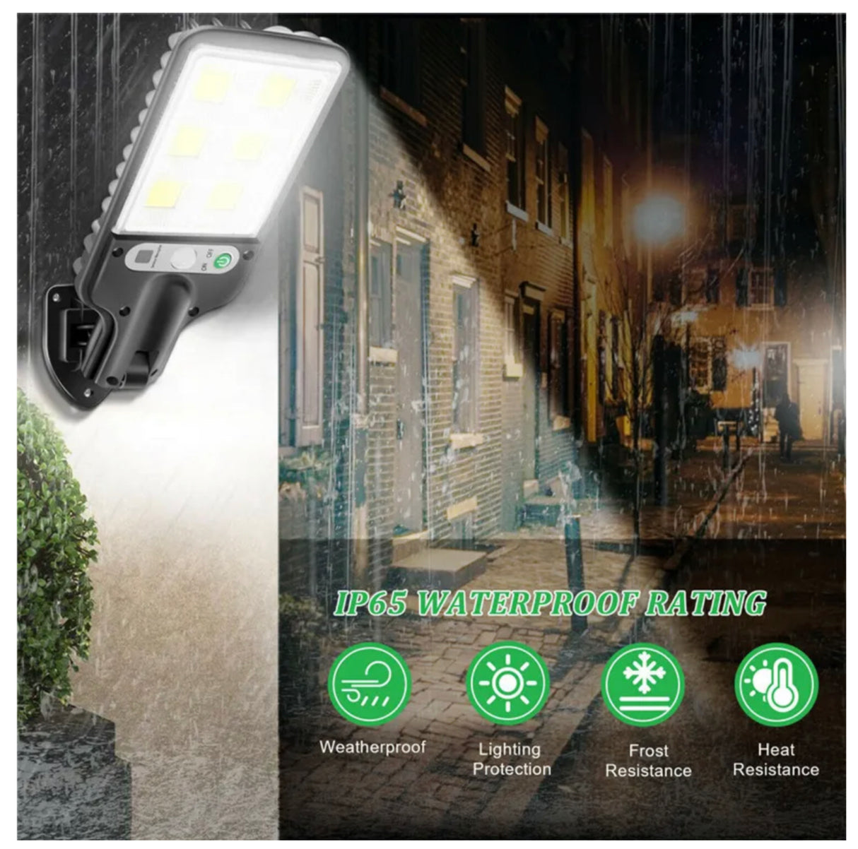 8000W LED Solar Flood Light Motion Sensor Security Wall Yard Street Outdoor Lamp