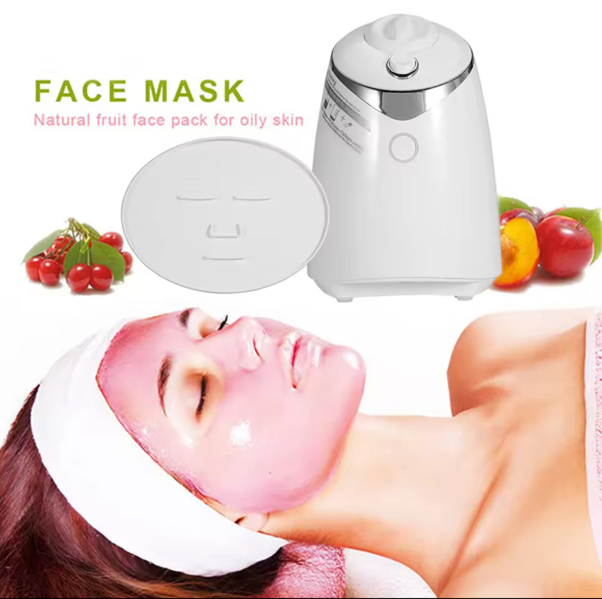 Fruit Mask Machine DIY Natural Fruit Vegetable Face Mask Maker Facial Care Fresh Collagen Beauty Machine Vegetable Mask Machine