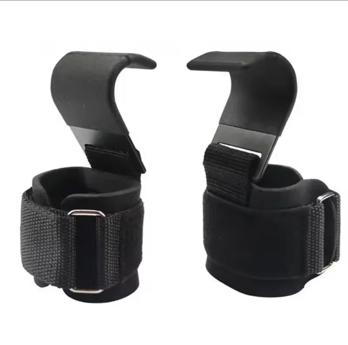 Weight Lifting Hook Grips with Wrist Wraps