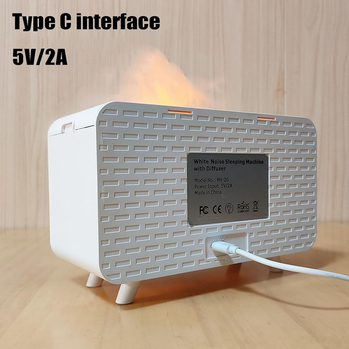 SleepBox Pro™ 3 in 1 Bluetooth Speaker White Noise Sleep Night Light Humidifier, All-in-one Machine Free Combination of 8 Group Nature Sound