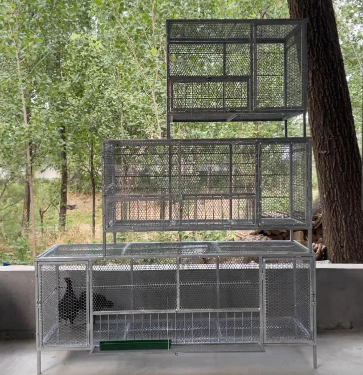 Portable Foldable Large Chicken Coop Runs Poultry Cage for Yard, Outdoor, Indoor