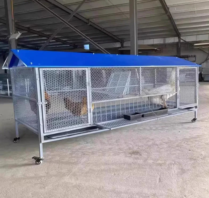 Portable Foldable Large Chicken Coop Runs Poultry Cage for Yard, Outdoor, Indoor