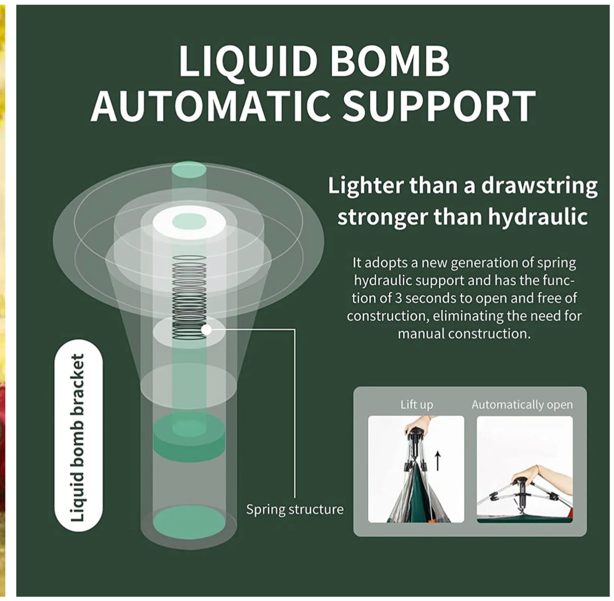 4-5 People Waterproof Automatic Outdoor Instant Pop Up Camping Tent UV Protect