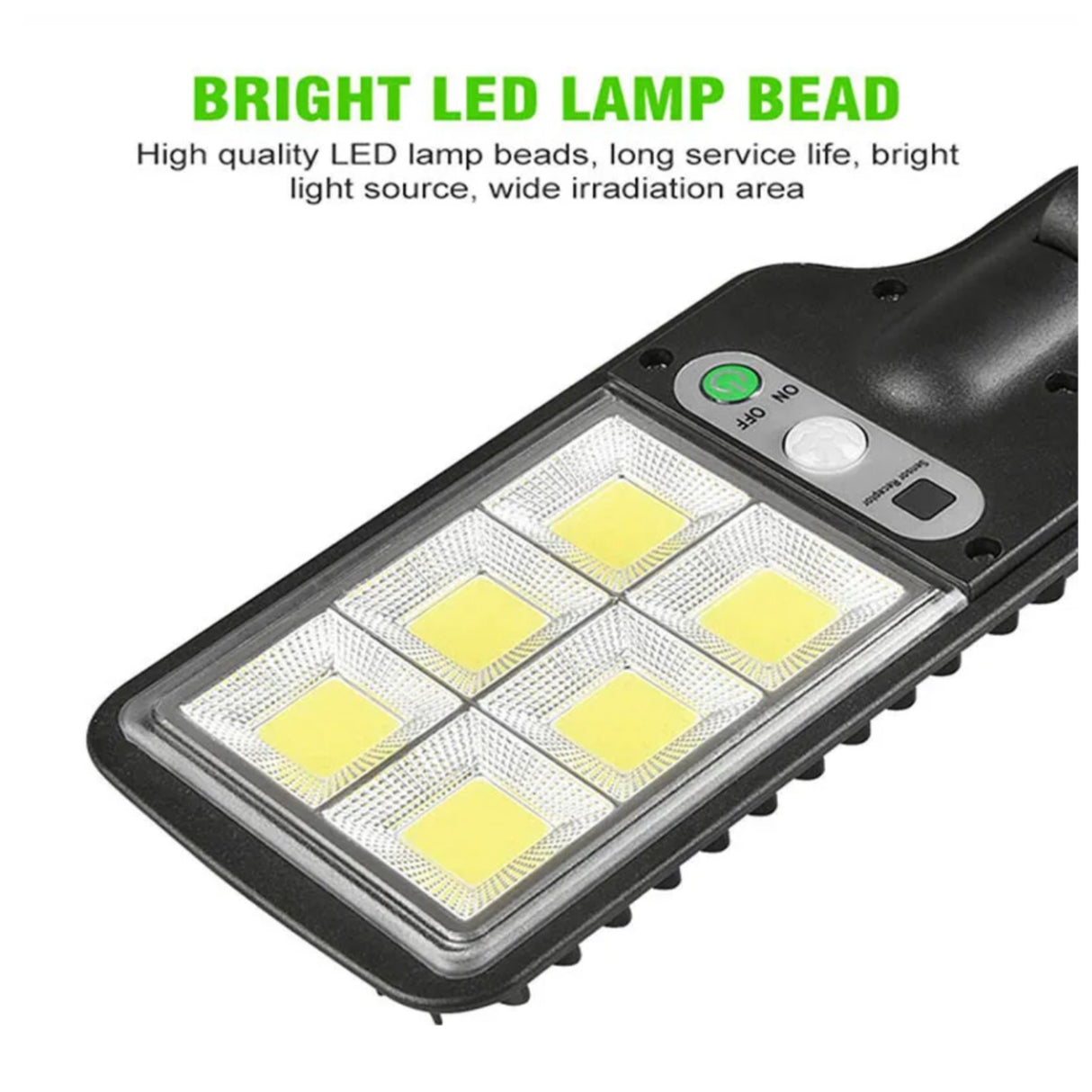 8000W LED Solar Flood Light Motion Sensor Security Wall Yard Street Outdoor Lamp