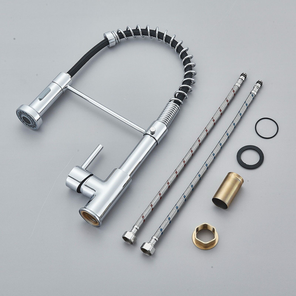 Kitchen Sink Mixer Taps Pull Out Laundry 360° Swivel Faucet Tap Black AU