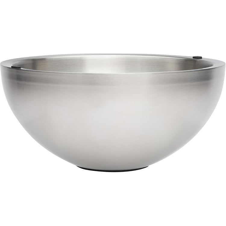 Dip Chiller Bowl - Large 35oz Capacity - Frozen Ice Stainless Steel Serving Bowl - Insulated Dip Dish Platter Keeps Salsa, Guacamole, Condiments, Sauces, Salad & Food Hot or Cold