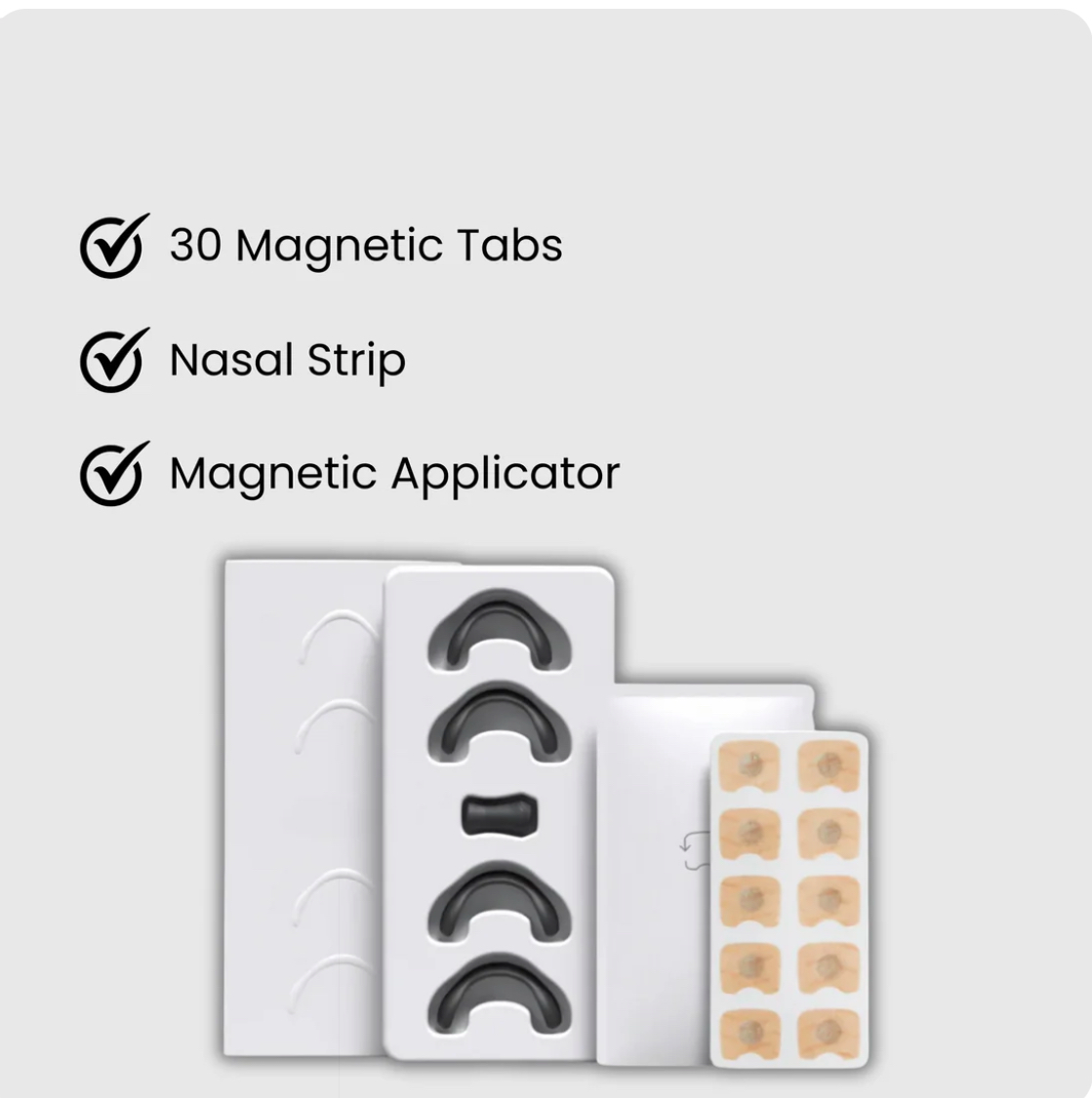 Magnetic Nose Strip, Anti Snoring Magnetic Nasal Strips, Boost Oxygen & Improve Sleep