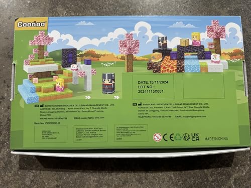 Magnetic Blocks - Build Mine Magnet World Magic Portal Set, Magnetic Tiles Building Blocks Toddler Toys STEM Sensory Outdoor Toys for 3+ Year Old Boys & Girls, Creative Kids Games Kids Toys