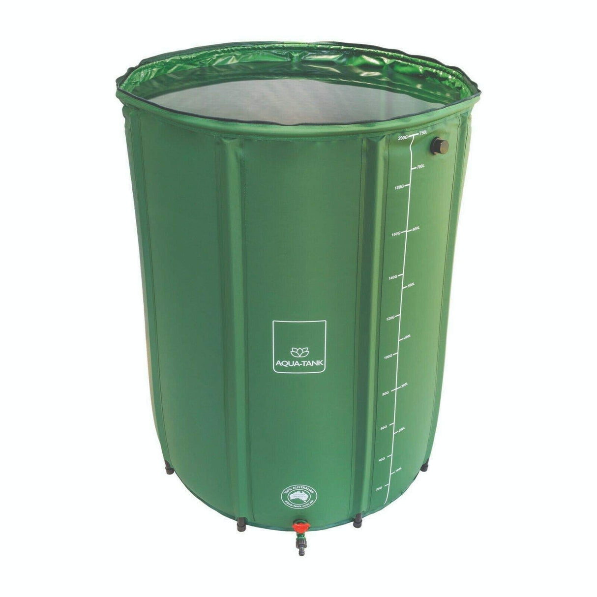 Aqua-Tank 50L 100L 225L 400L 750L 1000L Rain Water Tank Hydroponic Flexible Portable Nutrient Reservoir Flexi Barrel⦠(100L)