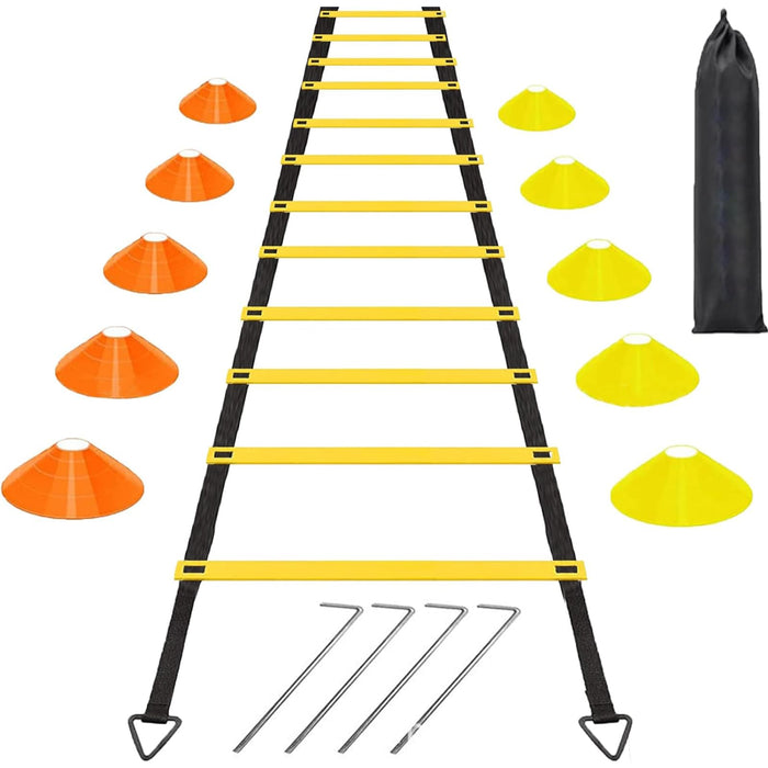 Agility Training Ladder with Scale & Carry Bag