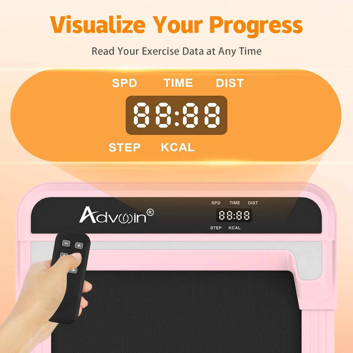 Treadmill LED display