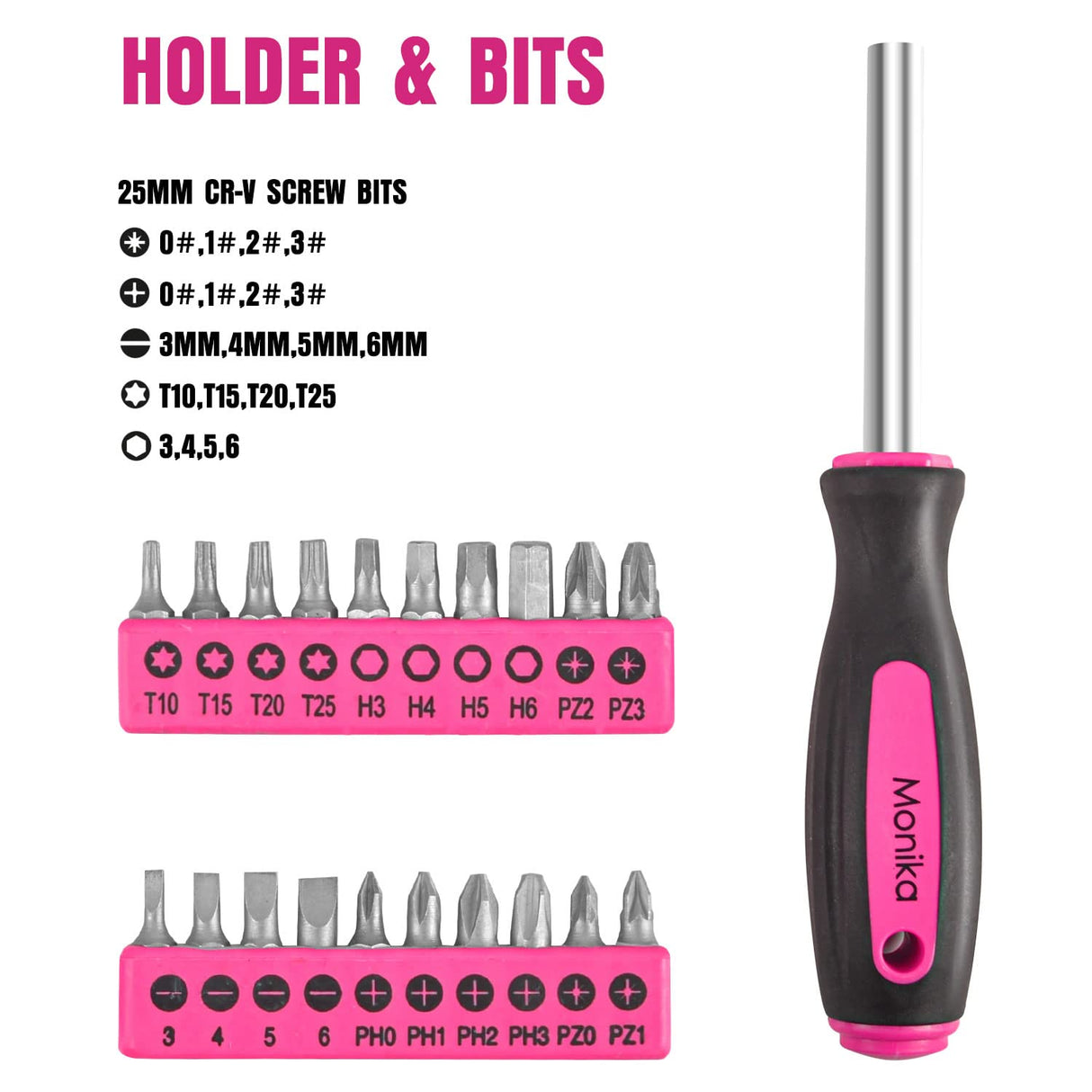 159PCS Pink Tool Kit Portable Household Tool Set Multi-functional Repair Tool for Household Repair Removal Maintenance General Household Hand Tool Kit with Storage Case