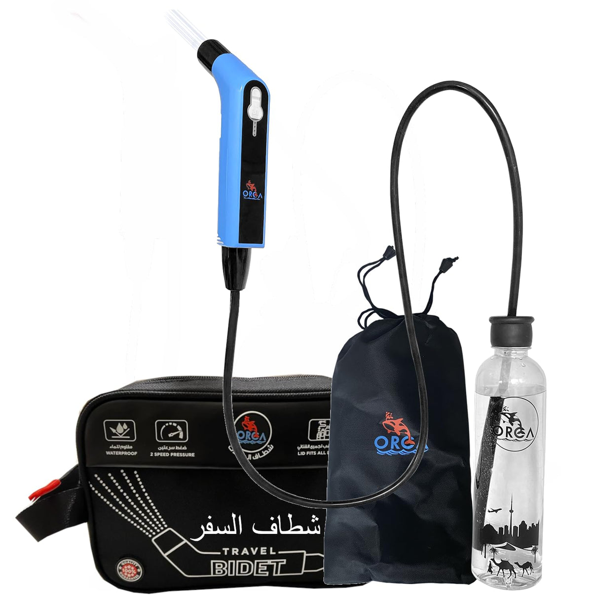 Portable Bidet, Portable Travel Bidet Bottle Handheld Personal Bidet Sprayer, Electric Sprayer Travel Bidet Camping Bathroom Personal Hygiene Cleaning Baby Care Toilet Bidet Sprayer Cleaning