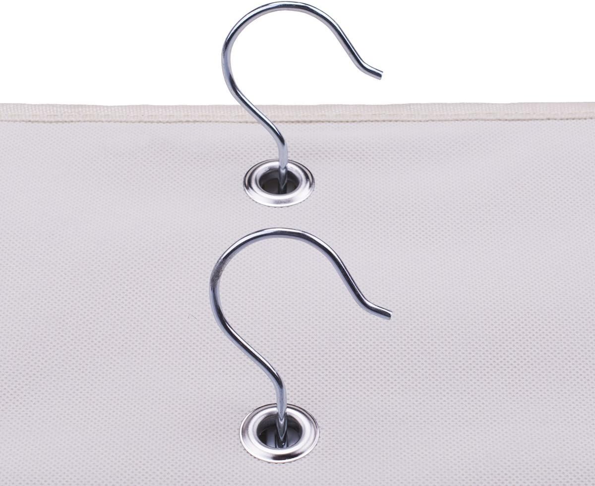 LONGTEAM Hanging Purse Handbag Organizer Homewares Nonwoven 10 Pockets Hanging Closet Storage Bag