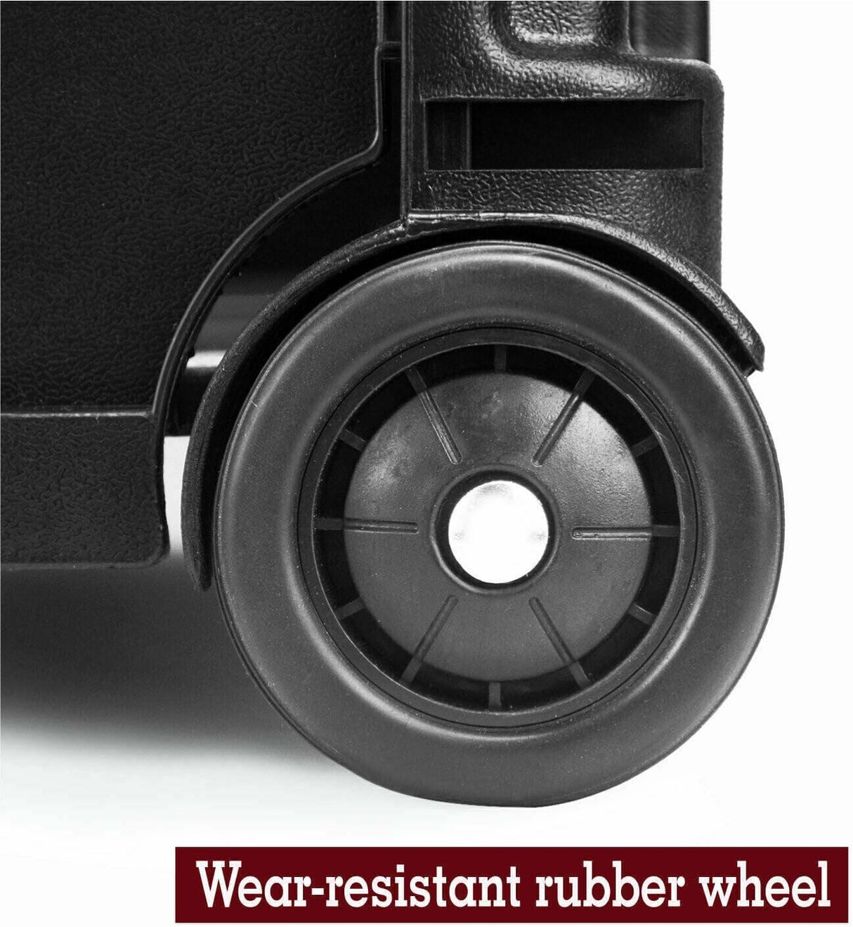 Bliss Gifts & Homewares Folding Carry Cart with Lid I Foldable Shopping Cart Trolley I Portable Pack & Roll Folding Grocery Basket I Container Carrier I Grocery Bag for Shopping Travel (Red)