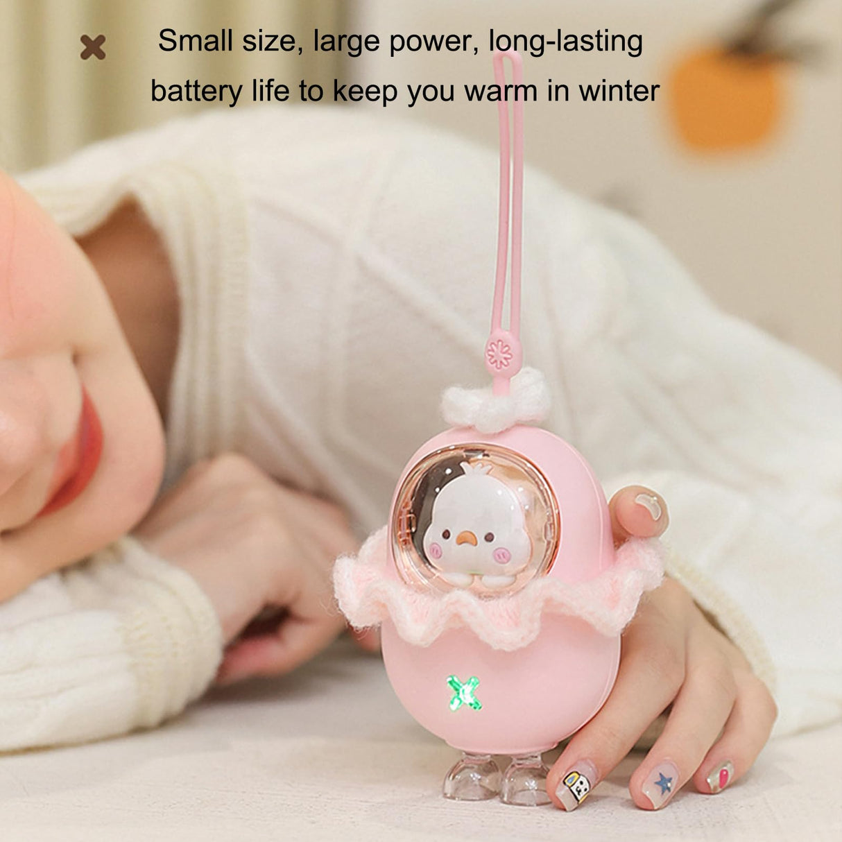 Electric Hand Warmer - 1200 mAh Compact and Rechargeable Warmer for Hands - Outdoor Warming Products for Working, Home, Studying, Traveling, Camping