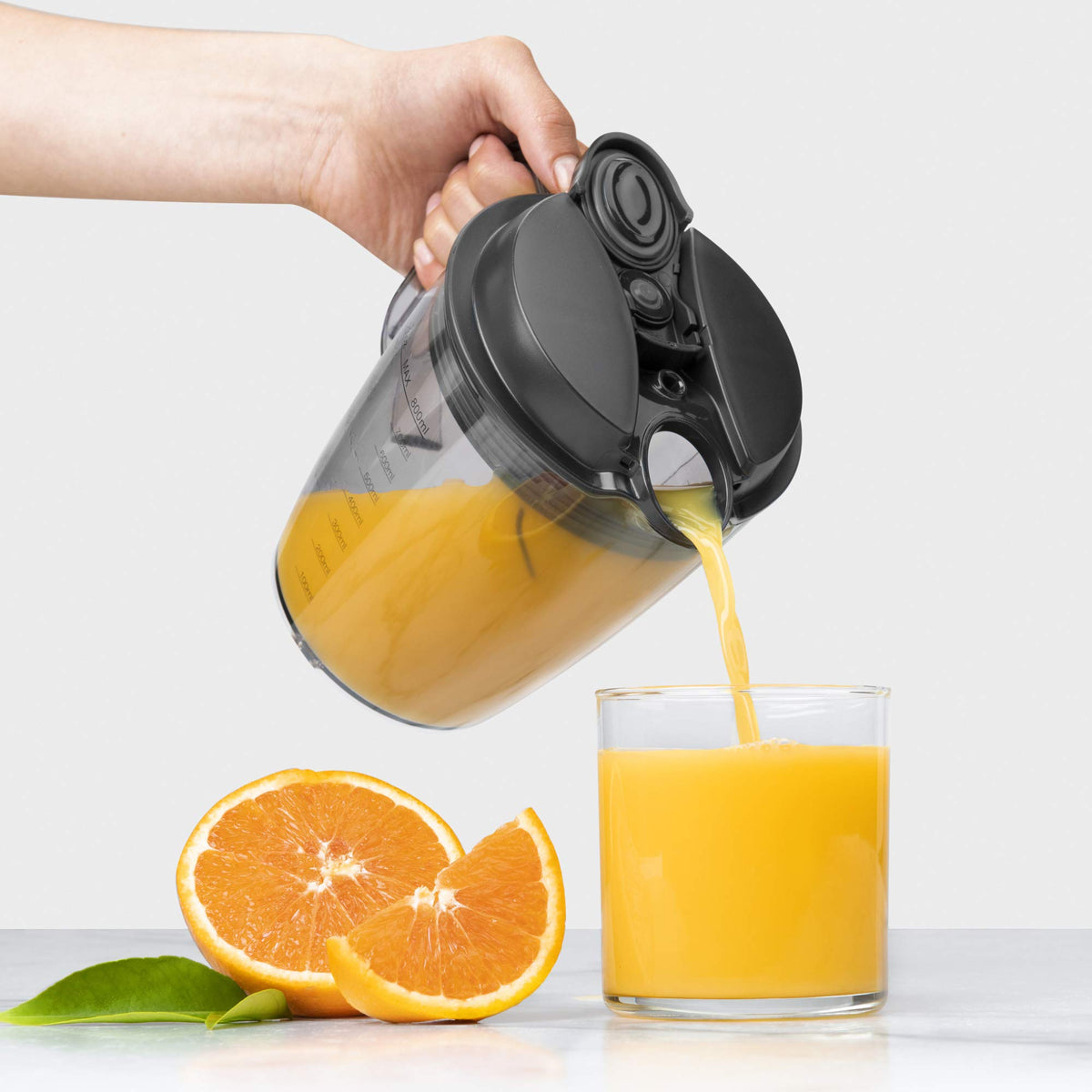 NutriBullet Juicer, Dark Grey, Juicer, High Speed Centrifugal Juicer with 800w Motor, Two Speeds, 1.5L Pulp Basin, 800ml Juice Container (NBJ07100)