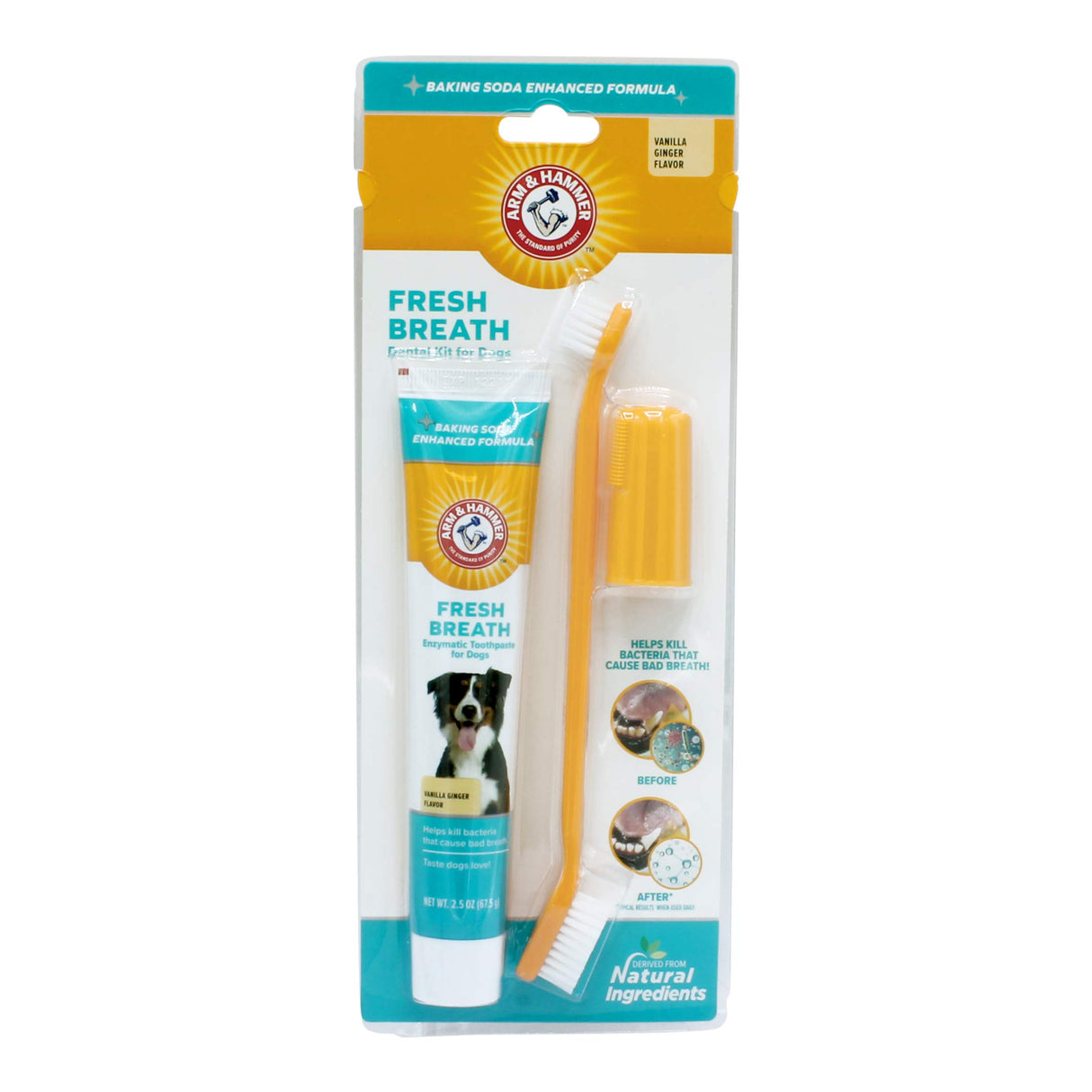 Arm & Hammer Beef Flavor Tartar Control Dental Kit for Dogs