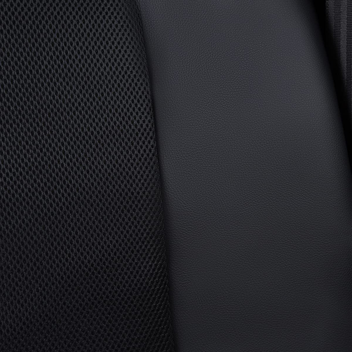 Flying Banner car seat Covers Full Set Faux Leather Air Mesh Breathable Man Lady Airbag Compatible Rear Bench Split 40/60 50/50 60/40 Truck Pick Up