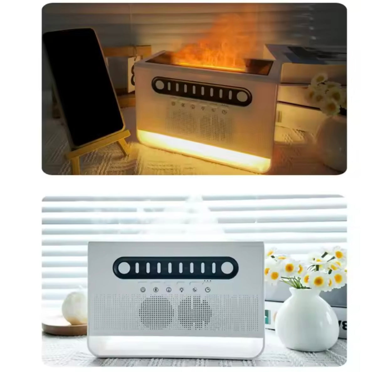 8 Group Nature Sound White Noise Sleep Night Light Bluetooth Speaker Essential Oil Diffusers insomnia humidifier