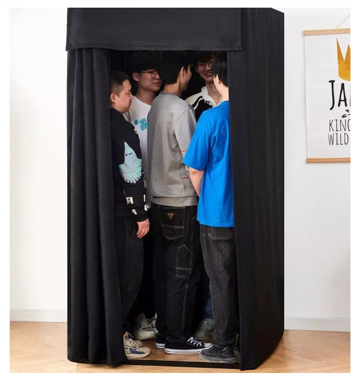 Clothing Store Fitting Room Privacy Protect Portable Dressing Room with Curtain