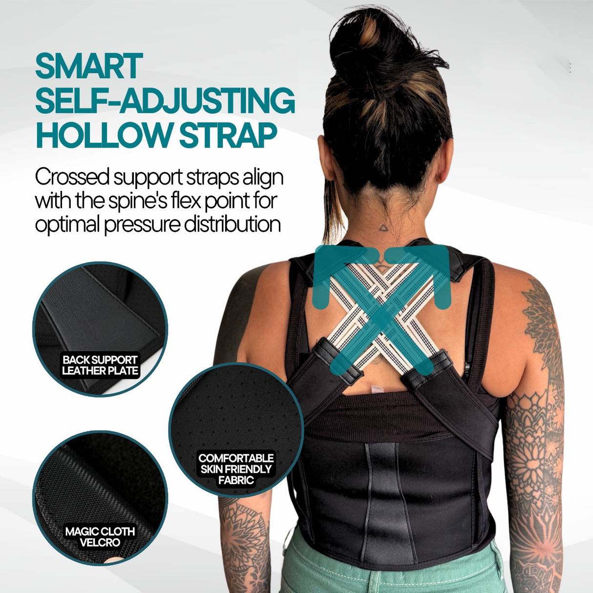 Posture Corrector Pro™- Adjustable Back Posture Belt for Men & Women