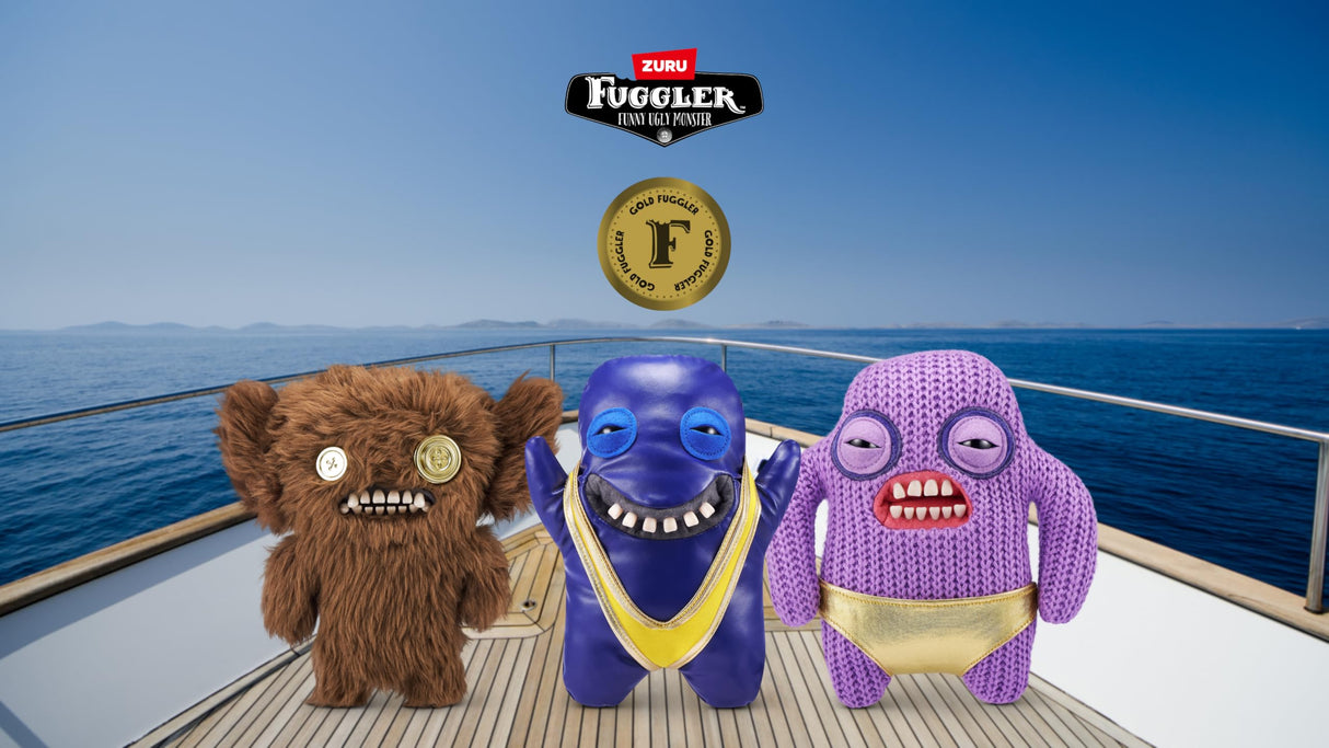 Fuggler-Gold 9"-Series 1-Plush(Gnawing Terror - Teeth)