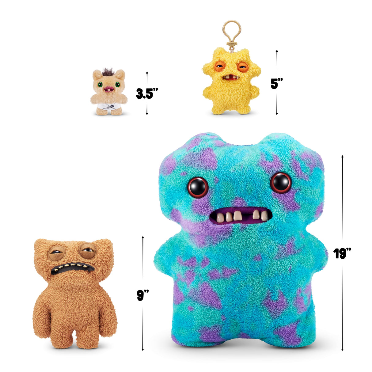 Fuggler-Gold 9"-Series 1-Plush(Gnawing Terror - Teeth)