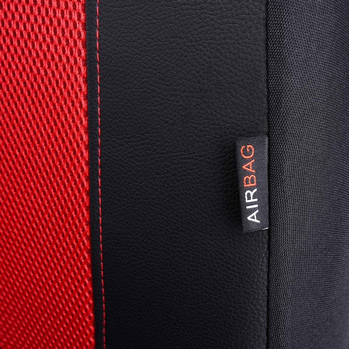 Flying Banner car seat Covers Full Set Faux Leather Air Mesh Breathable Man Lady Airbag Compatible Rear Bench Split 40/60 50/50 60/40 Truck Pick Up