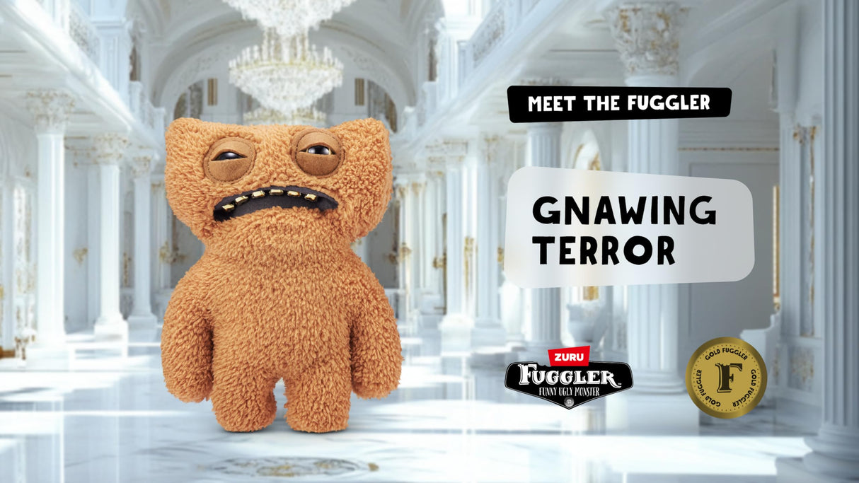 Fuggler-Gold 9"-Series 1-Plush(Gnawing Terror - Teeth)