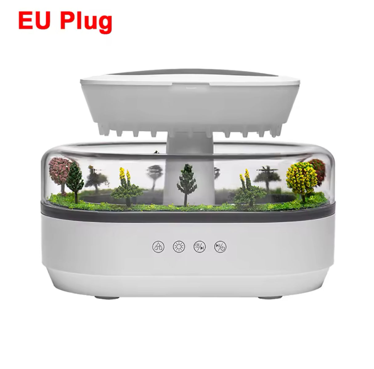 Aroma Humidifier Raindrop Air Humidifier Colorful Light White Noise Essemtial Oil Diffuser Home Ultrasonic Fragrance Diffuser