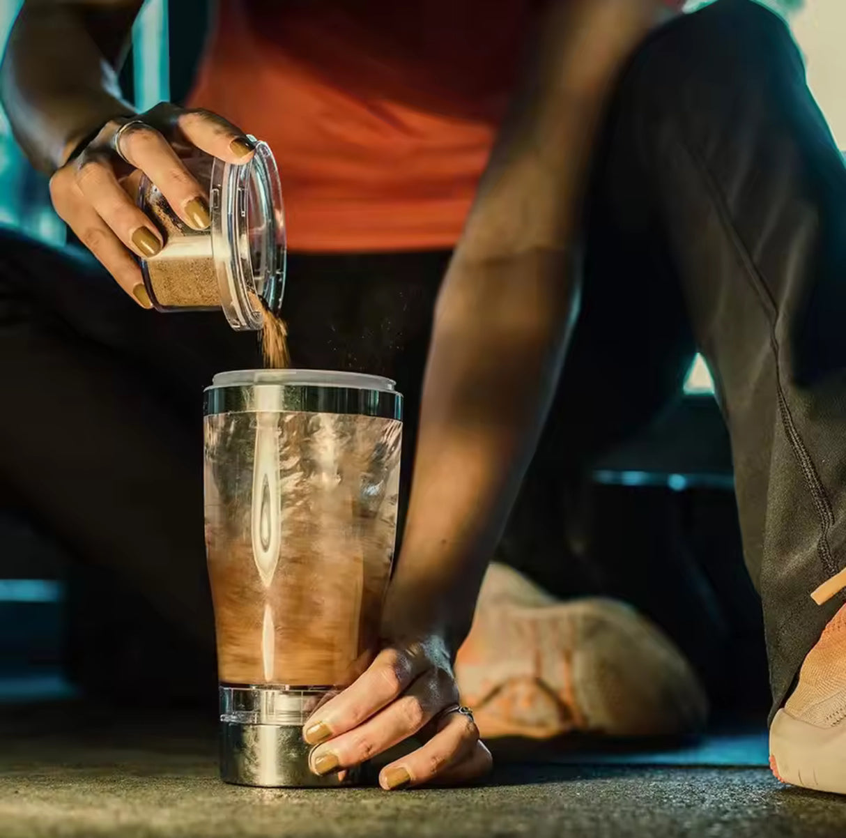 450ML Electric Protein Shaker USB Shaker Bottles Milk Coffee Blender Water Bottle Movement Vortex Tornado