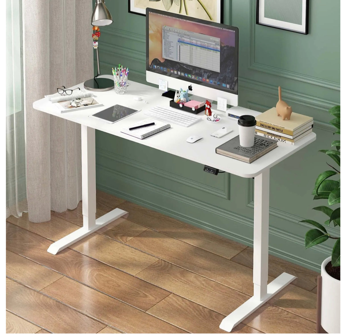Standing Desk Electric Adjustable Height Sit Stand Workstation 120cm