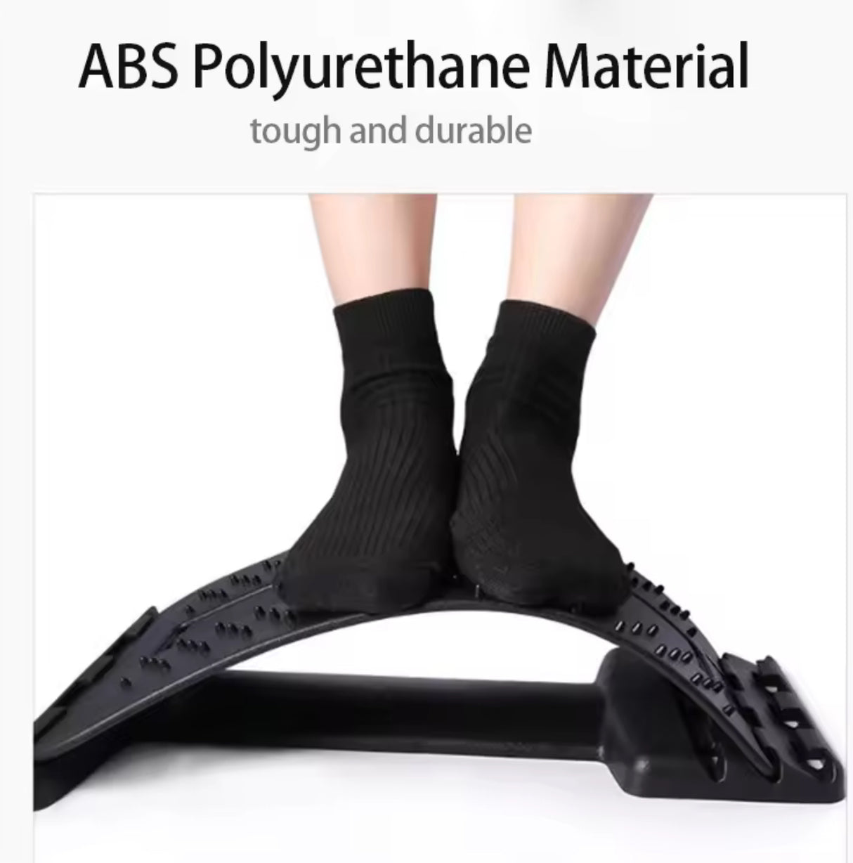 Multilevel Back Stretcher for Back Pain Relief Lower & Upper Back Support for Herniated Disc Recovery