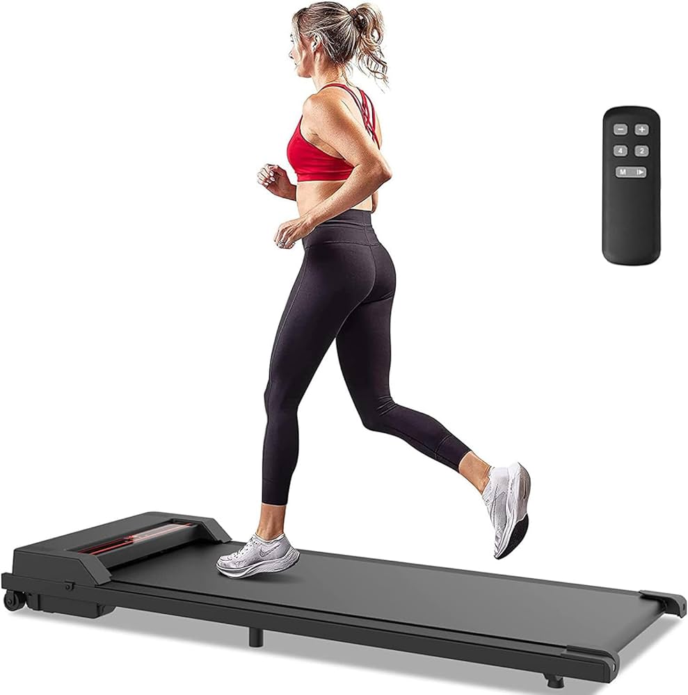 3 in 1 Walking Pad Treadmill, Under Desk Electric Treadmill for Home, Compact Portable Walking Jogging Running Machine with Shock Absorption | Non-Slip | LED Display | Low Noise