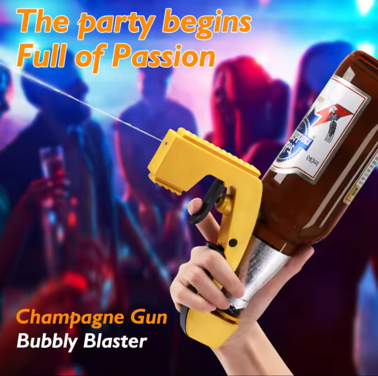 Champagne Gun Beer Gun Wine Dispenser Bottle Beer Ejector Feeding Spray Gun Bottle Cap Wine Stopper Ejector Feeding For Party