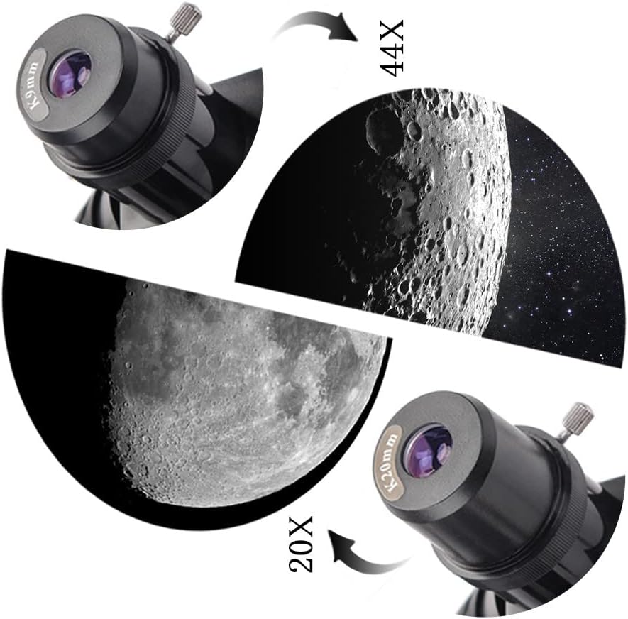 Telescope, Telescopes for Adults, Telescope for Kids Beginners 70mm Aperture 400mm AZ Mount, Fully Multi-Coated Optics, Astronomy Refractor with Tripod, Phone Adapter, Backpack