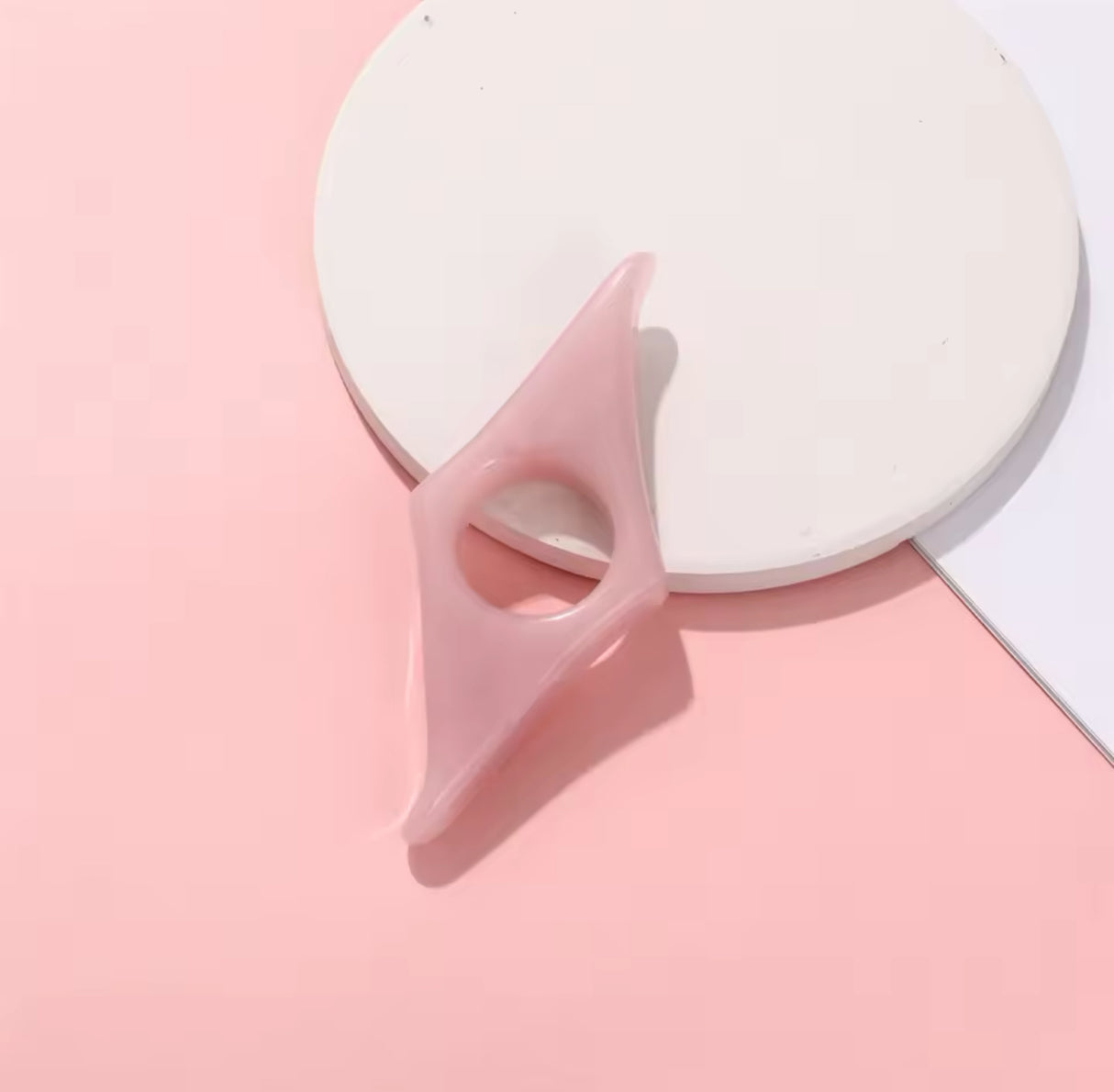 Geometric Acrylic Thumb Book Support Creative Reading Auxiliary Bookmarks Page Holder School Student Supplies Stationery Gifts