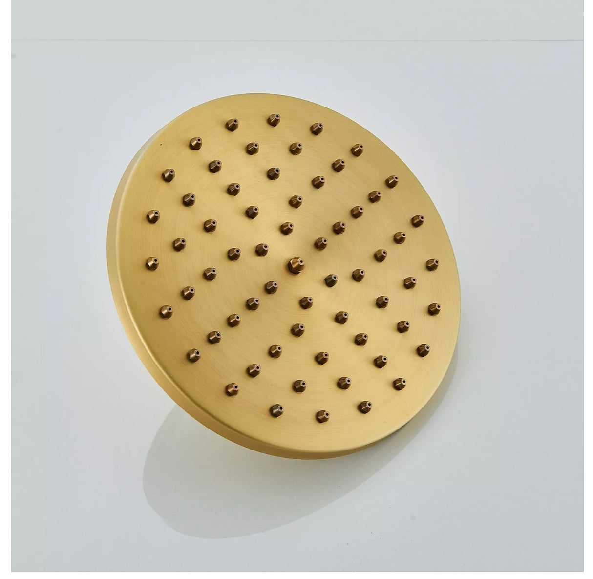 WELS Shower System Set Antique Brass Rainfall Shower Head Hand Shower Wall Mount