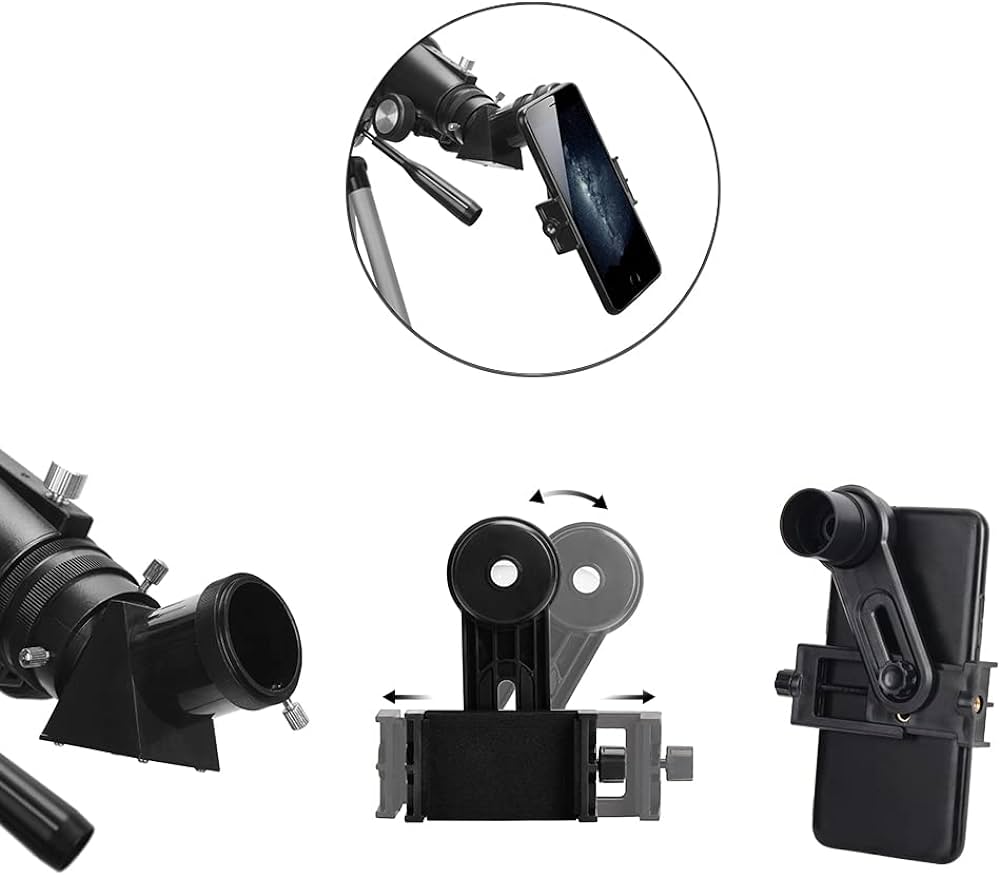 Telescope, Telescopes for Adults, Telescope for Kids Beginners 70mm Aperture 400mm AZ Mount, Fully Multi-Coated Optics, Astronomy Refractor with Tripod, Phone Adapter, Backpack