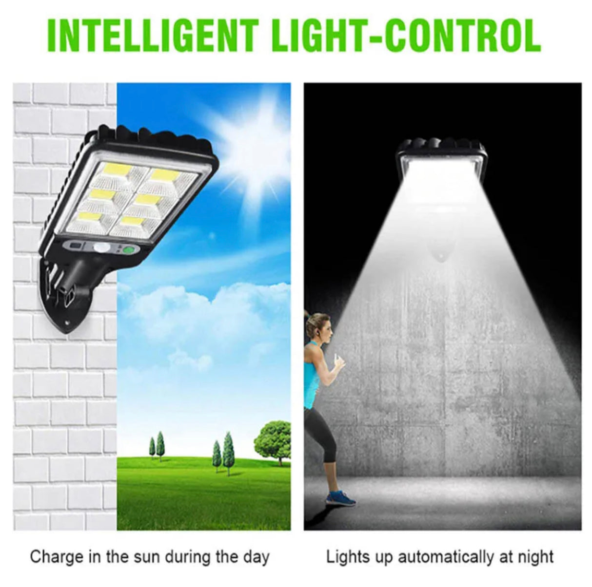 8000W LED Solar Flood Light Motion Sensor Security Wall Yard Street Outdoor Lamp