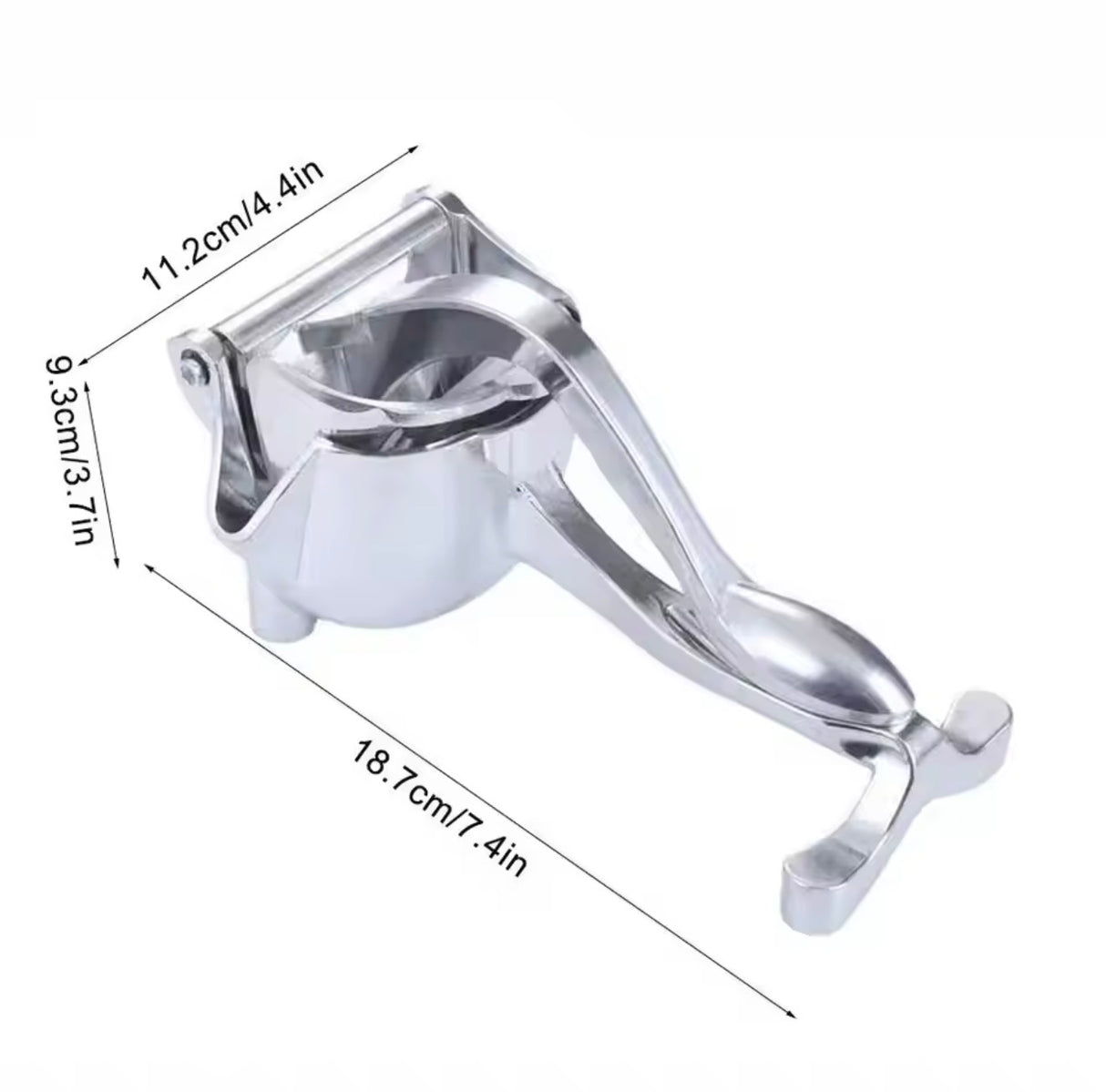 Manual Juicer, Fruit Juice Squeezer, Detachable Heavy Duty Easy Manual Citrus Squeezer Press Juicer Extractor Tool, Aluminum