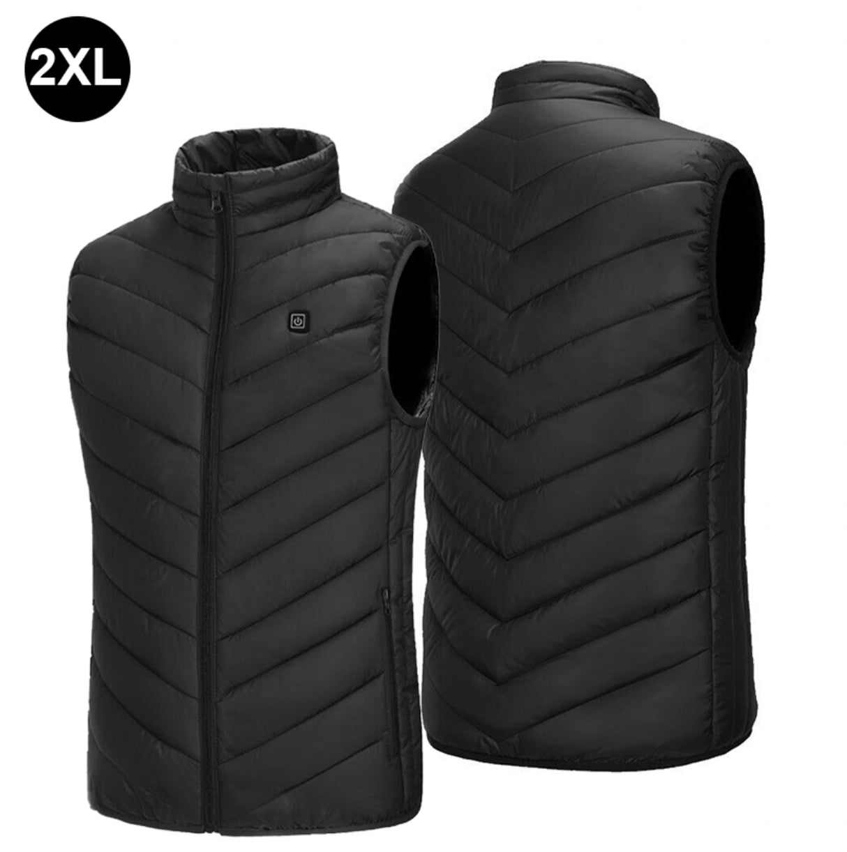 Electric Vest Heated Jacket USB Thermal Warm Heat Pad Winter Body Warmer Unisex