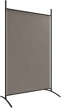 2-Panel Room Divider Living Room Bedroom Partition Privacy Protection Screen Room Separator Folding Dressing Wall Black Fabric