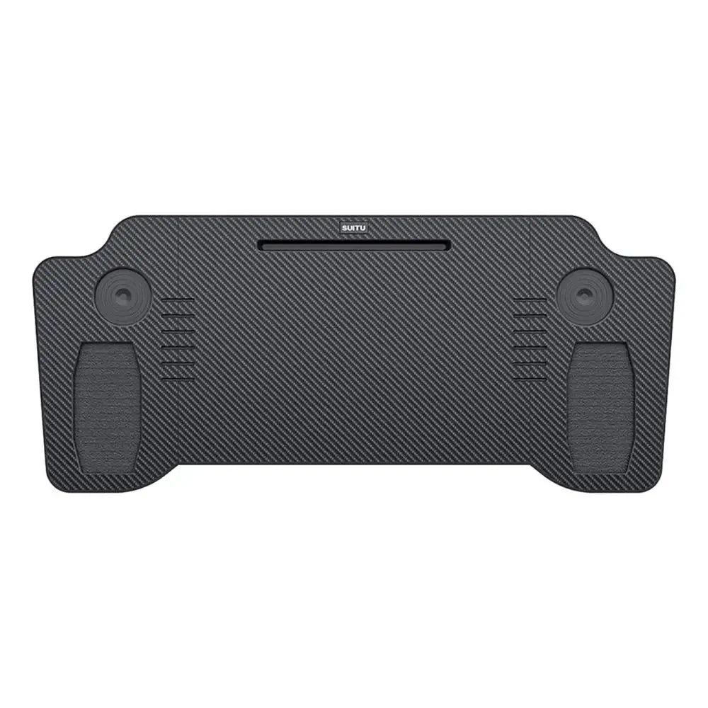 Foldable Car Laptop Desk Upgraded Tray Stand Compatible with Tesla Model 3/Y Steering Wheel Eating Table for Travel Work Camping