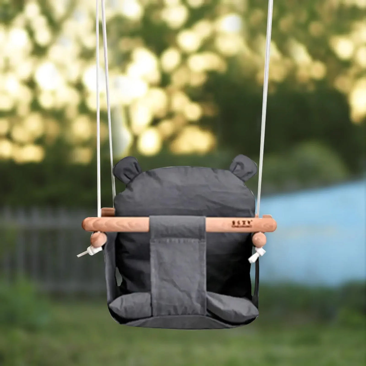 Baby Swing Seat Canvas Safe Swing Chair Indoor Outdoor Kindergarten Backyard Park Beach Basket Amusement Equipment Baby Toy