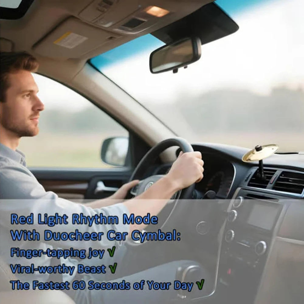 Car Cymbal Air Vent Mini Drum