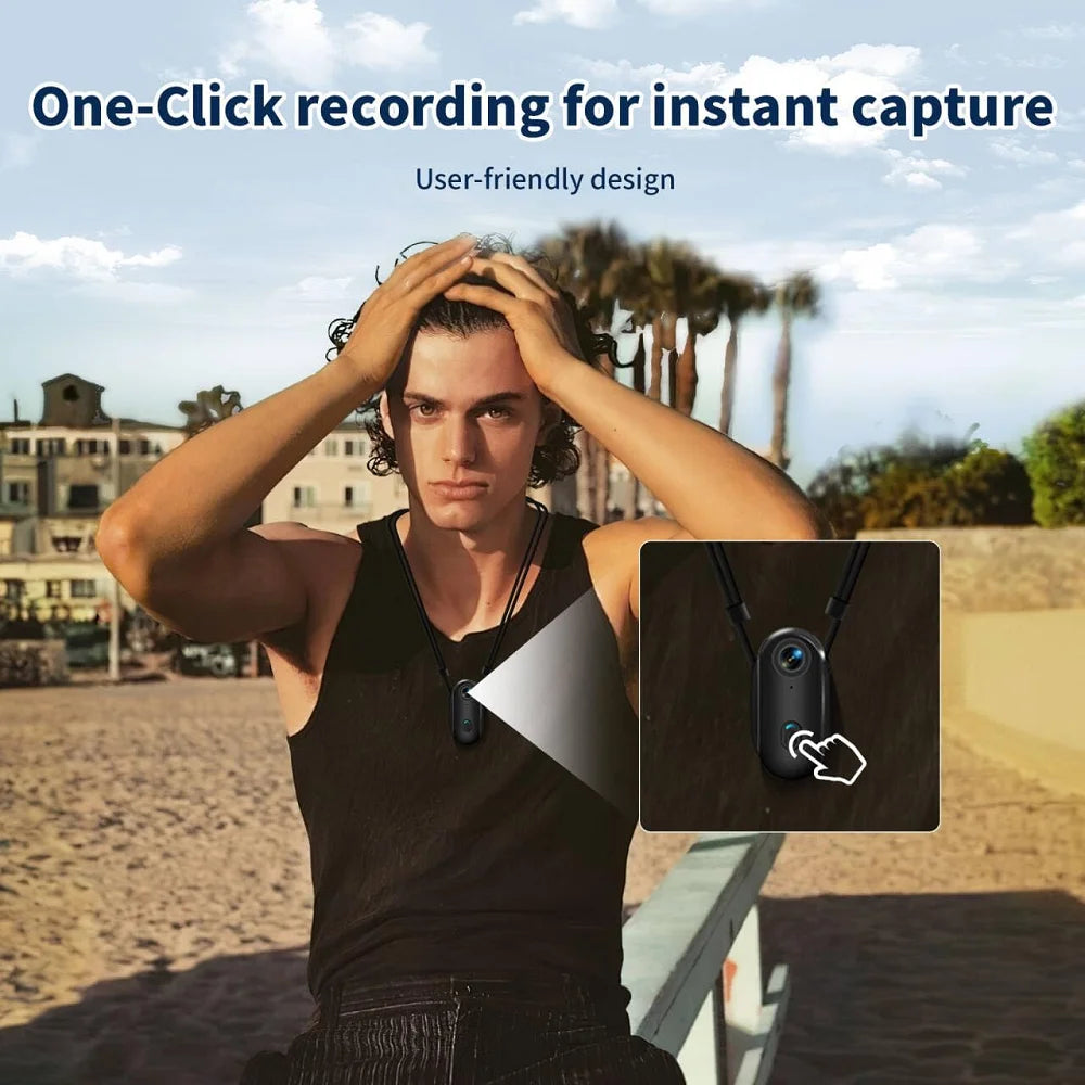 POV 4K Magnetic Body Cam Small Wireless Action Camera Magsafe Vlogging Recorder YouTube Sports Ultra Portable Smart Pro Camera