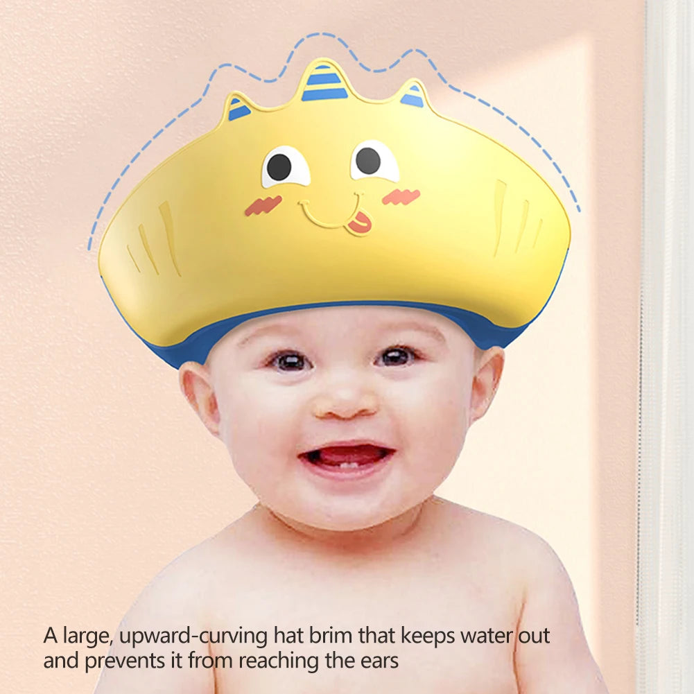 Adjustable Children’s Crown Shampoo Visor – 8 Designs