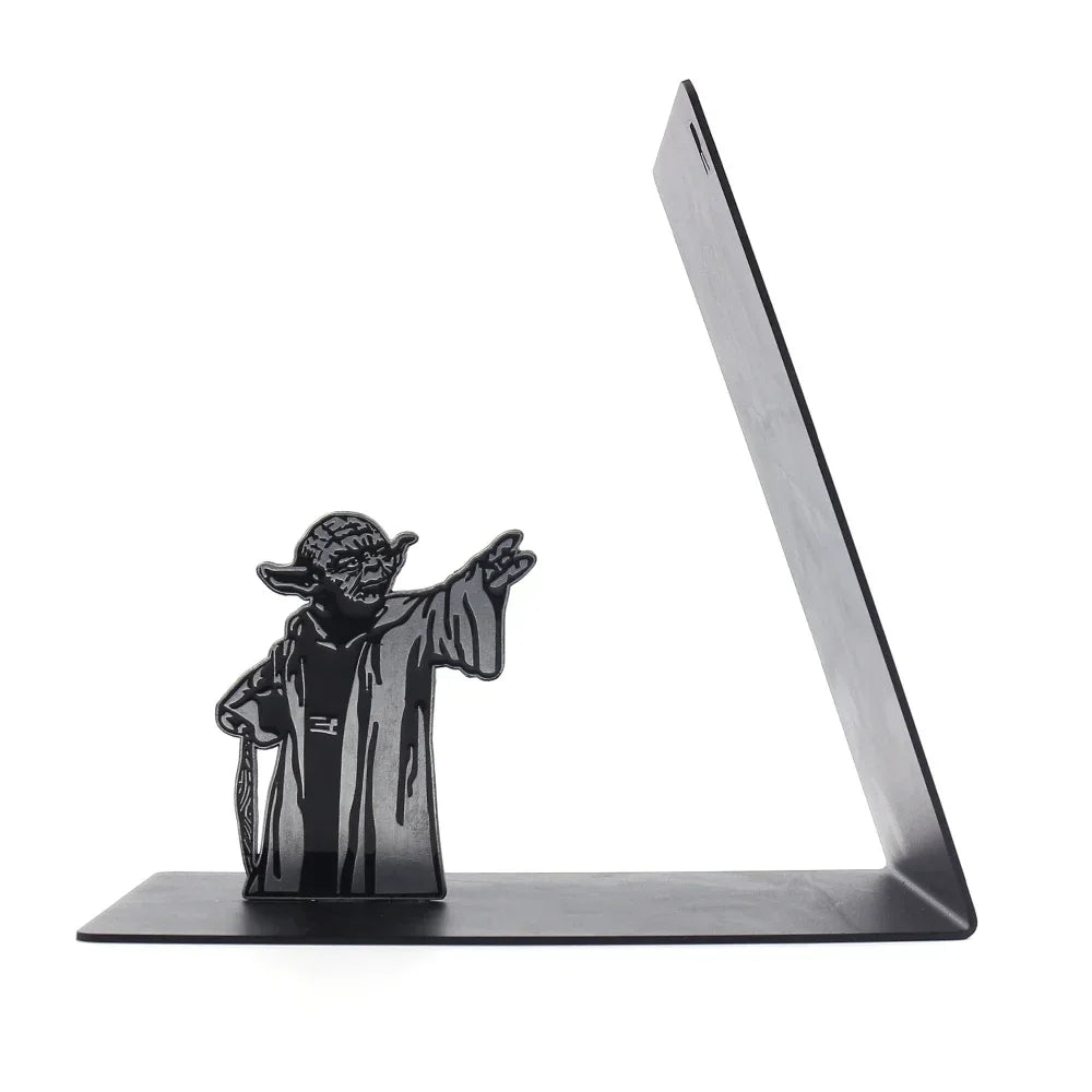 Master Yoda Bookend Sturdy Book Support Table Desk Decoration Classic Character Book Holder for Men Women Movie Fans 1PCS